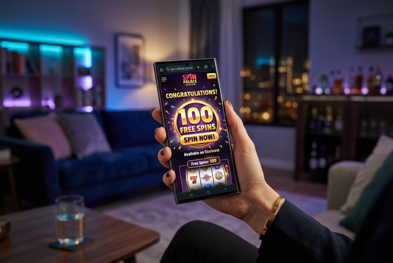 Smartphone displaying various Czech casino bonus offers.