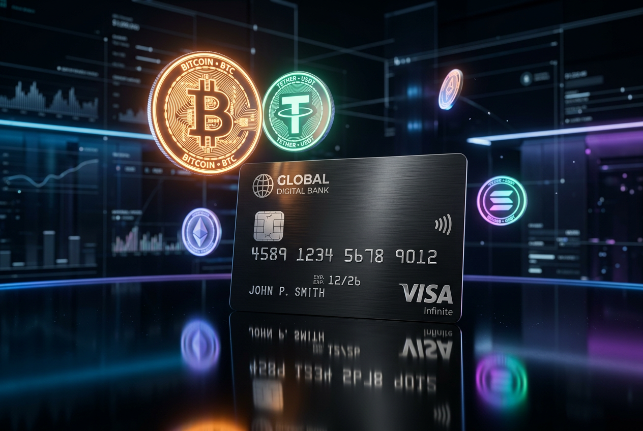 Sestava moderních digitálních platebních metod a kryptoměn